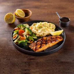 Fridays™ Signature Glazed Salmon & Choice Of 2 Sides